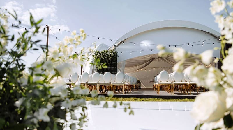 wedding tent decoration