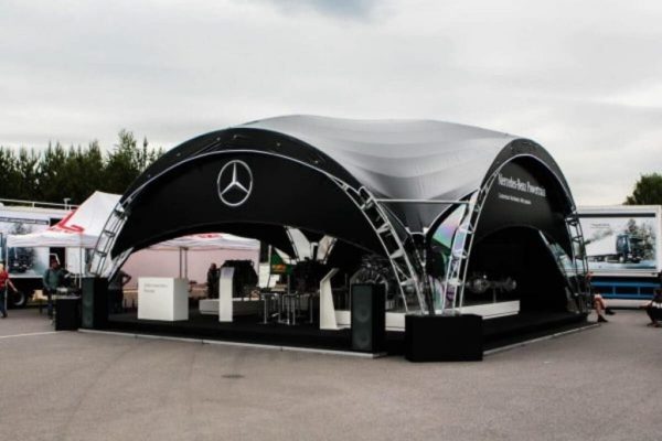 arched tent