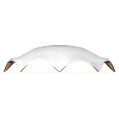 wooden tent