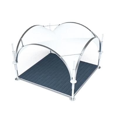 arched tent in uae