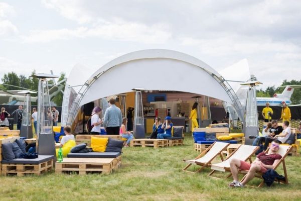 arched tent