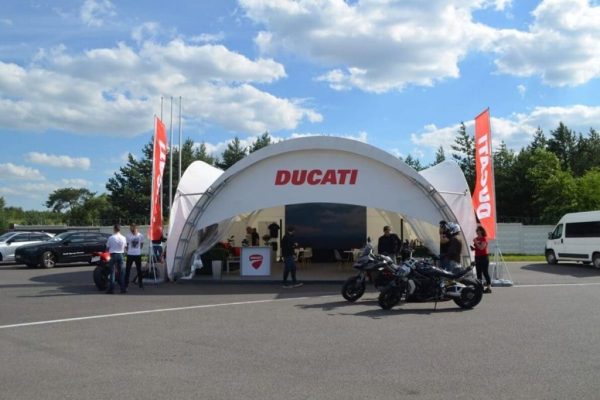 arched tent