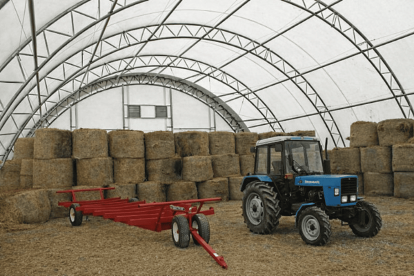 Hangars for grain storage