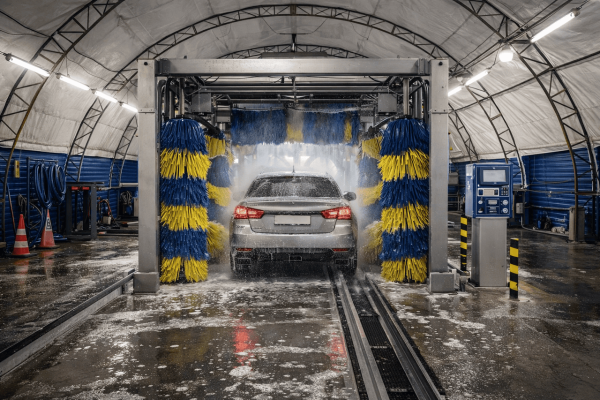 Hangar for service stations